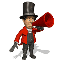 guy and megaphone